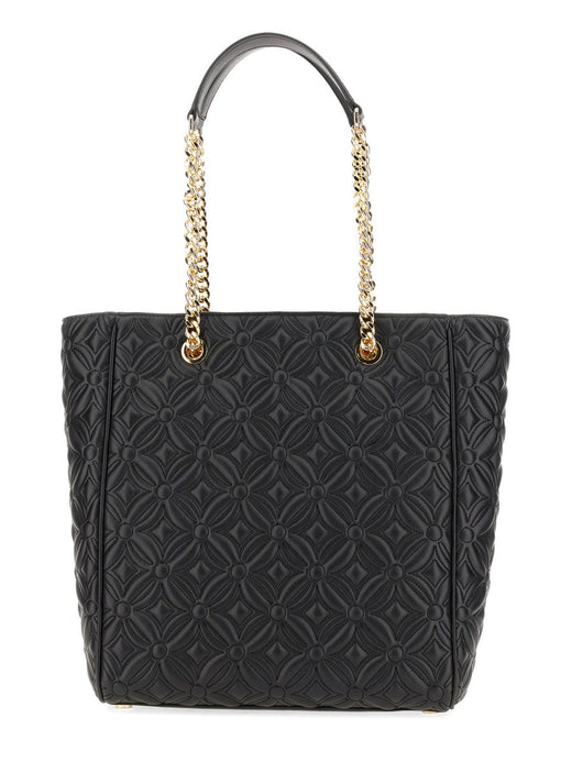 Michael Michael Kors Quilted Leather Shoulder Bag — Black