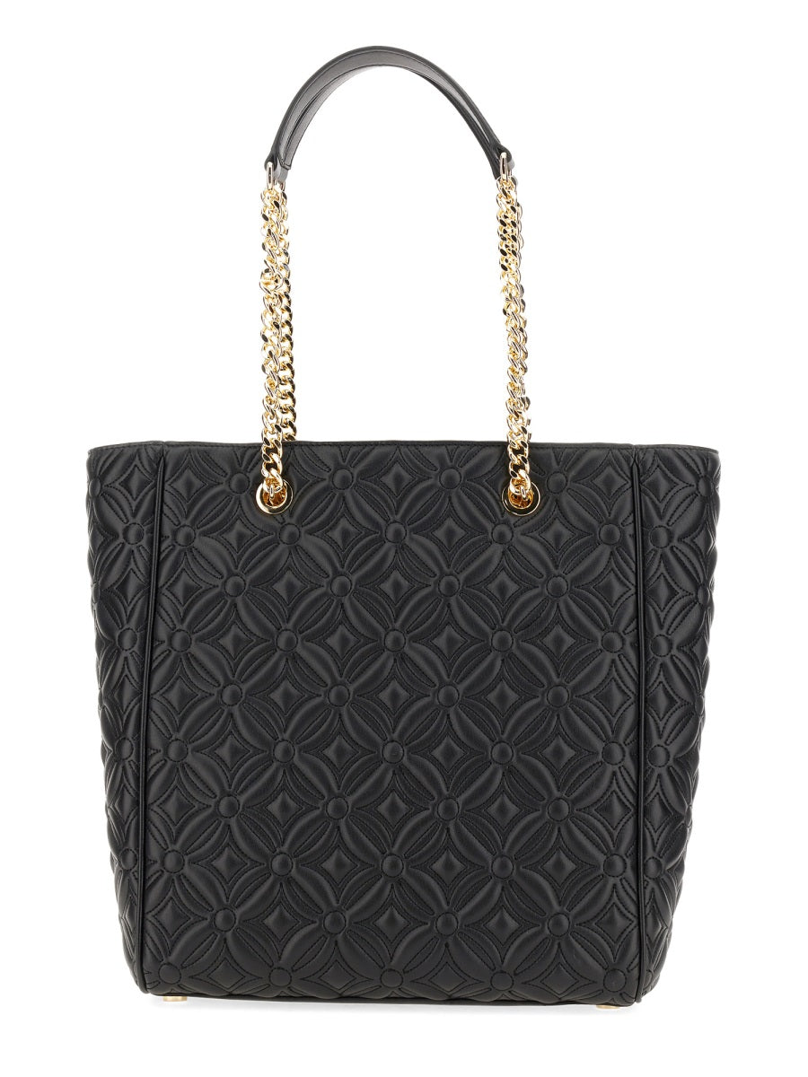 Michael Michael Kors Quilted Leather Shoulder Bag — Black