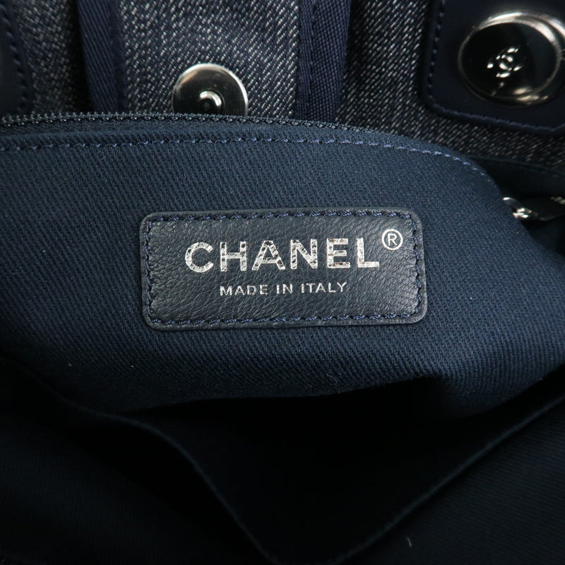 Chanel Deauville Denim Blue Denim_jeans Bag