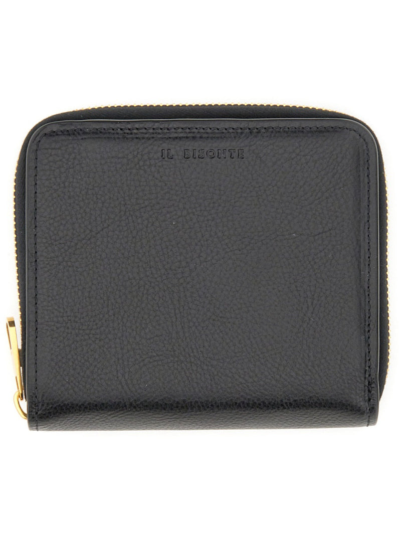 Il Bisonte Leather Wallet — Black