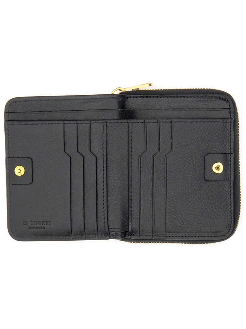 Il Bisonte Leather Wallet — Black