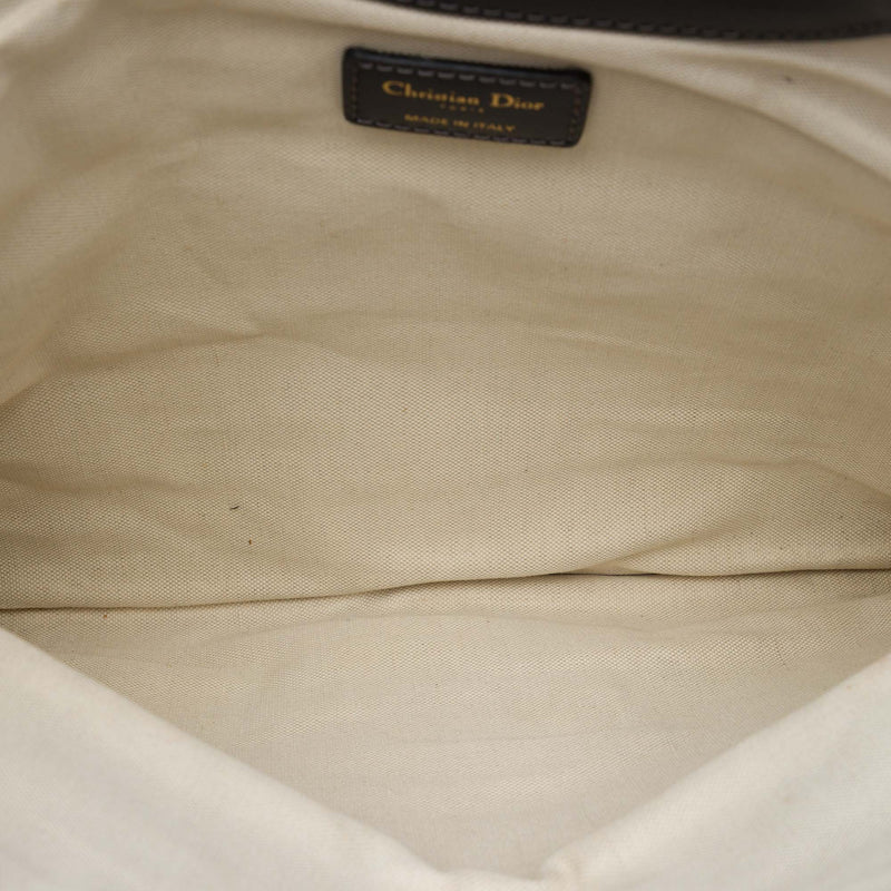 Oblique Canvas Fold Over Clutch - Image 4
