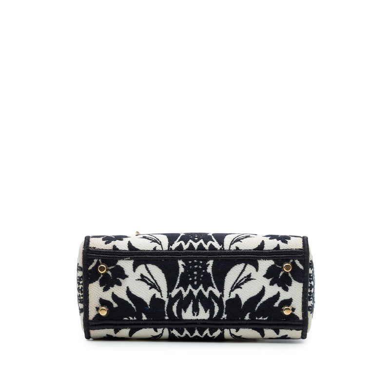 Mini Embroidered Canvas Petites Fleurs Lady D Lite - Image 3