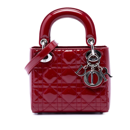 Mini Patent Cannage Lady Dior - Image 1
