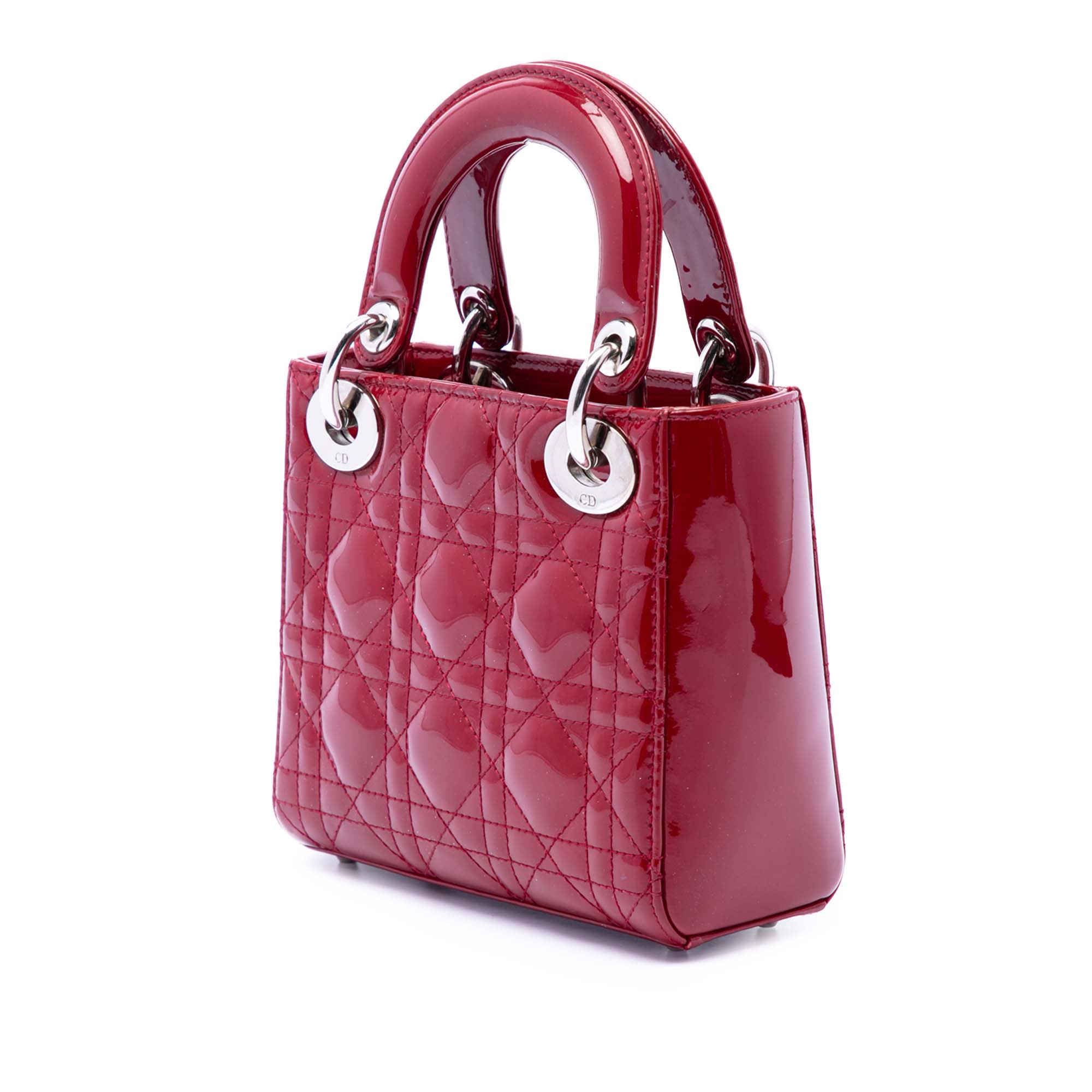 Mini Patent Cannage Lady Dior - Image 2