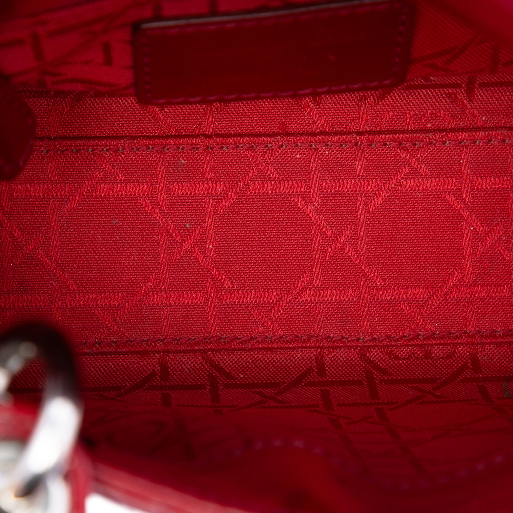 Mini Patent Cannage Lady Dior - Image 4