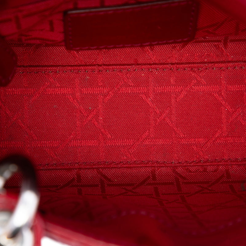 Mini Patent Cannage Lady Dior - Image 4