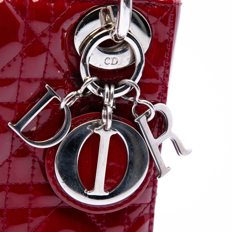 Mini Patent Cannage Lady Dior - Image 5