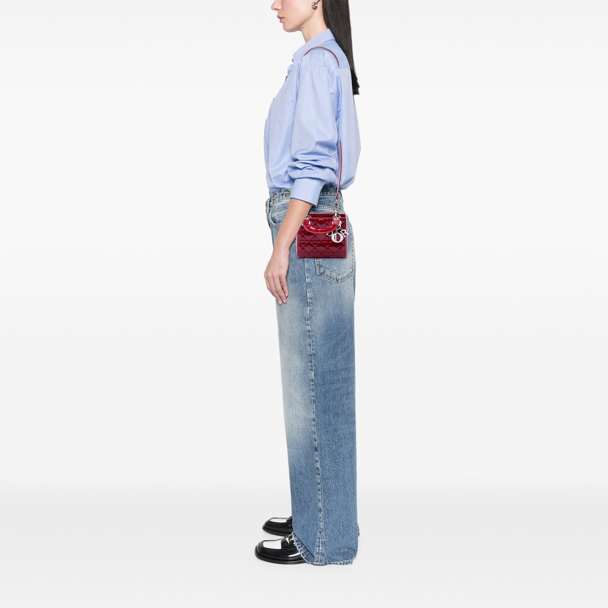 Mini Patent Cannage Lady Dior - Image 6