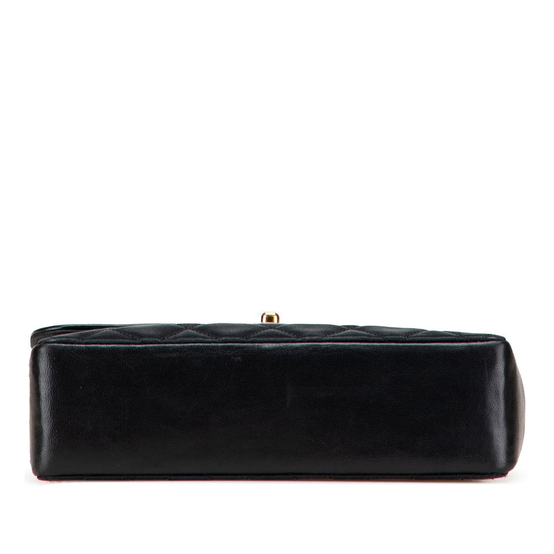CC Quilted Satin Bijoux Chain Single Flap - Image 3