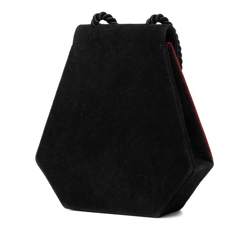 Bicolor Suede Tassel Crossbody - Image 2