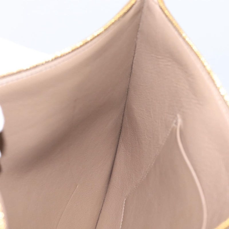 Balenciaga Signature Pouch Monogram Pvc Leather Beige