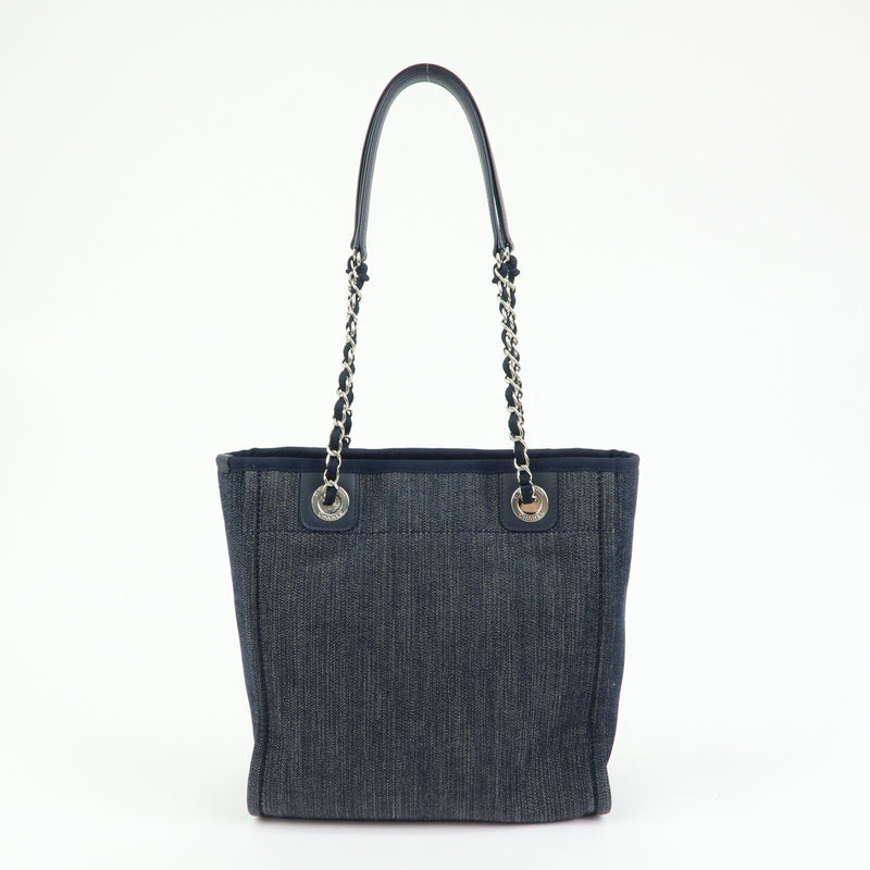 Chanel Deauville Denim Blue Denim_jeans Bag