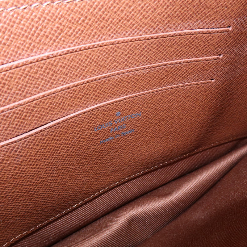 Louis Vuitton Legacy Chain Clutch Monogram Canvas Brown
