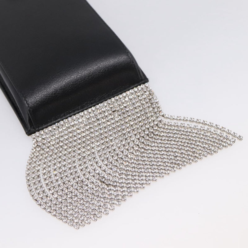 Miu Miu Shoulder Leather Black Bag