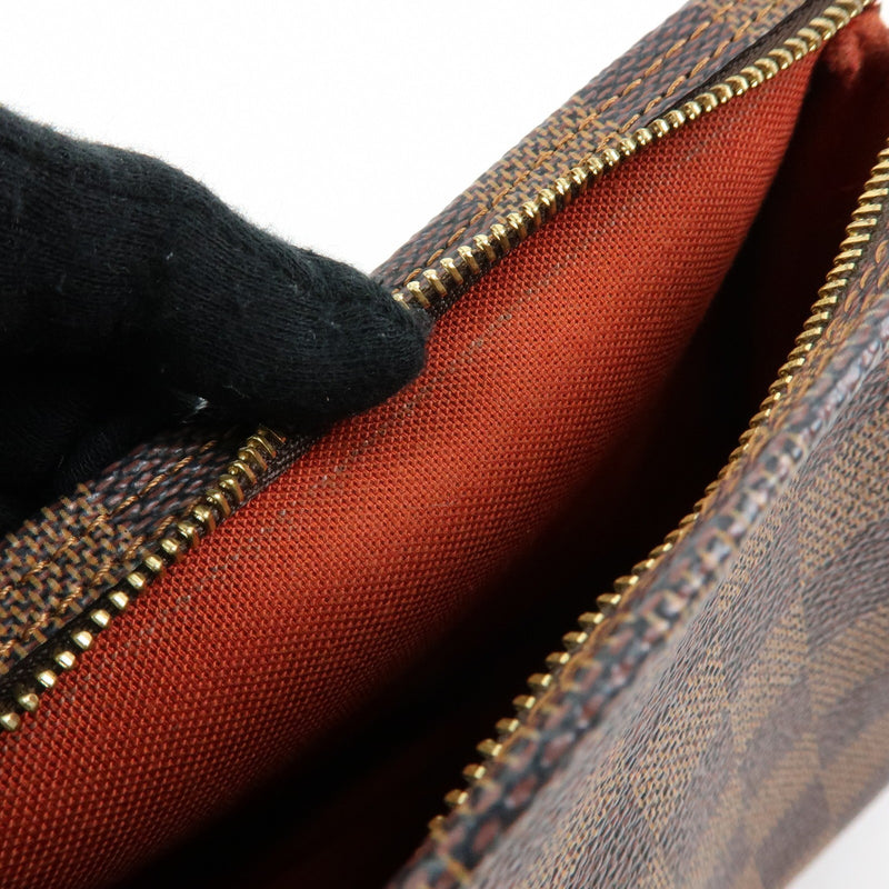 Louis Vuitton Trousse Make Up Damier Brown Canvas Bag