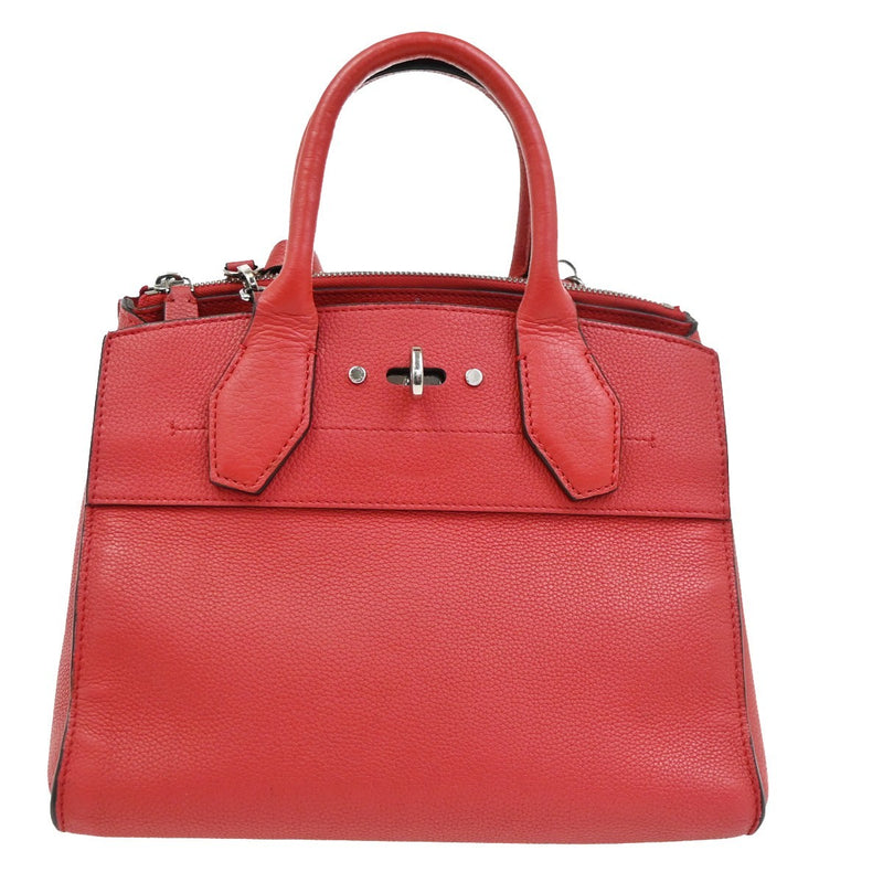 Louis Vuitton City Steamer Leather Red Bag