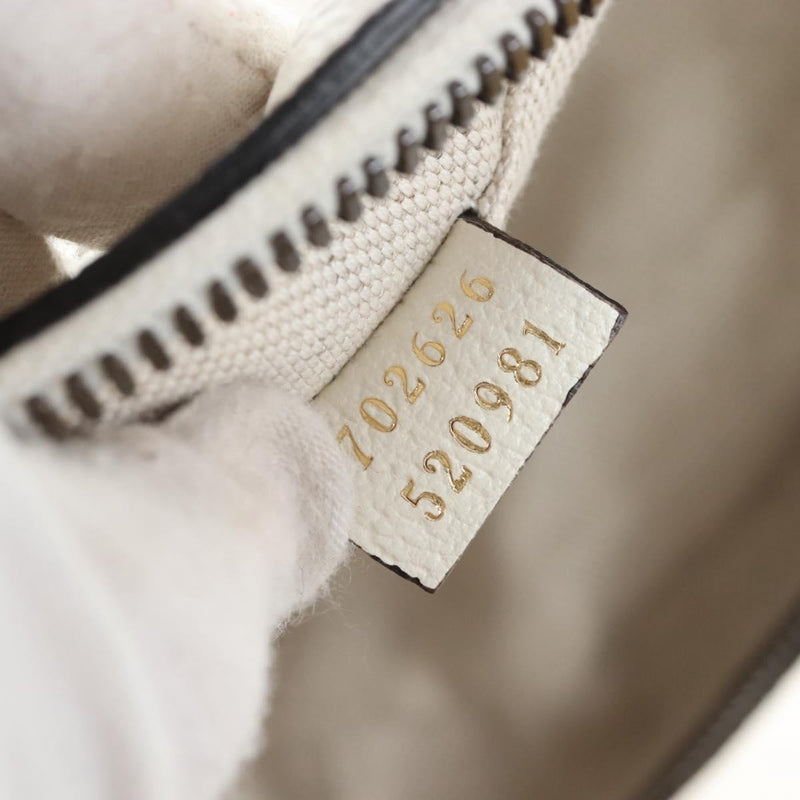 Gucci X Adidas Ophidia Round Leather White Bag