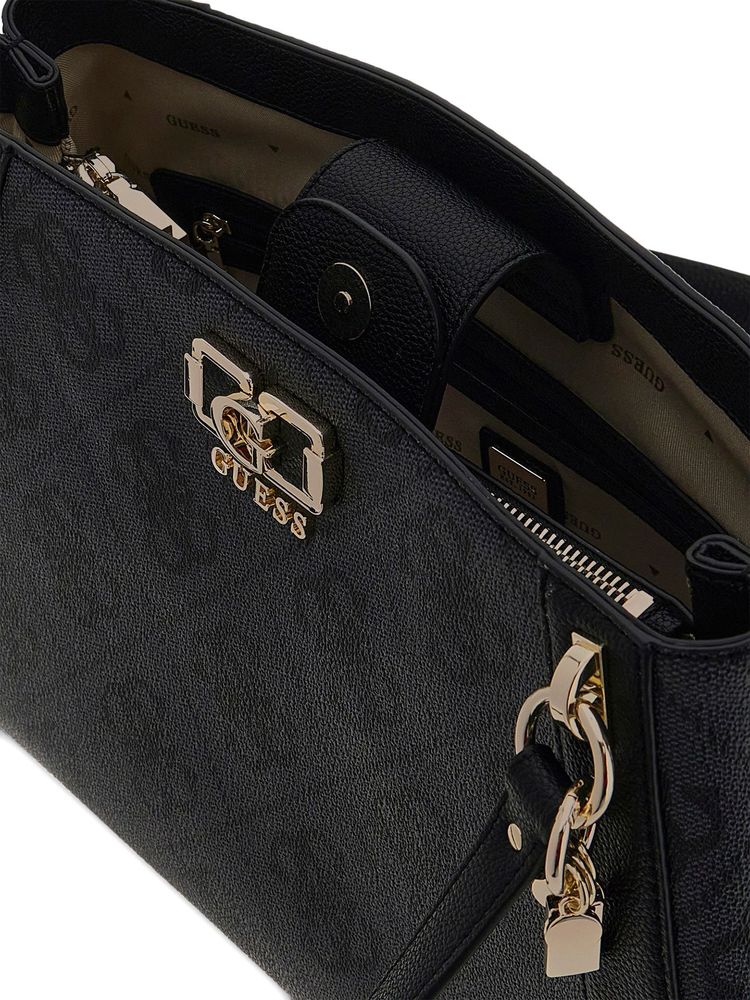 Guess Shoulder Bag — Black Polyurethane