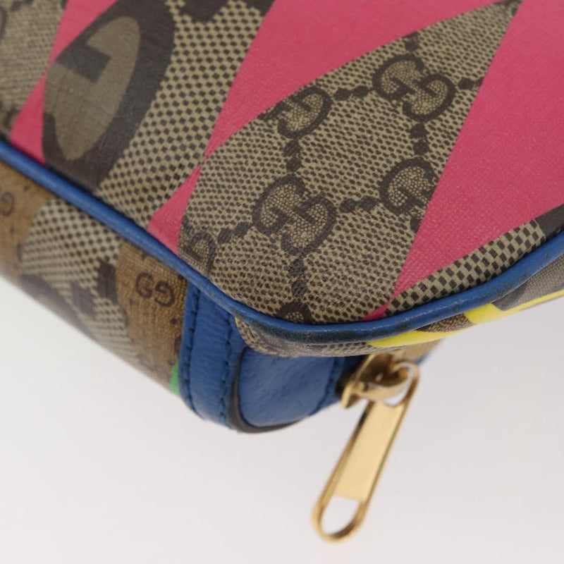 Gucci Gg Rhombus Cuir Multicolour Canvas Bag