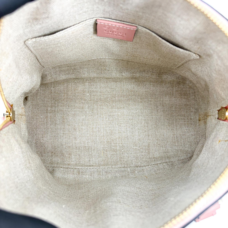 Gucci Convertible Dome Satchel Microguccissima Leather Pink