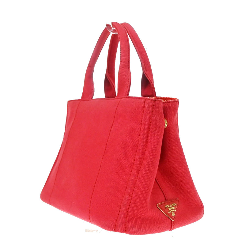 Prada Canapa Canvas Red Bag