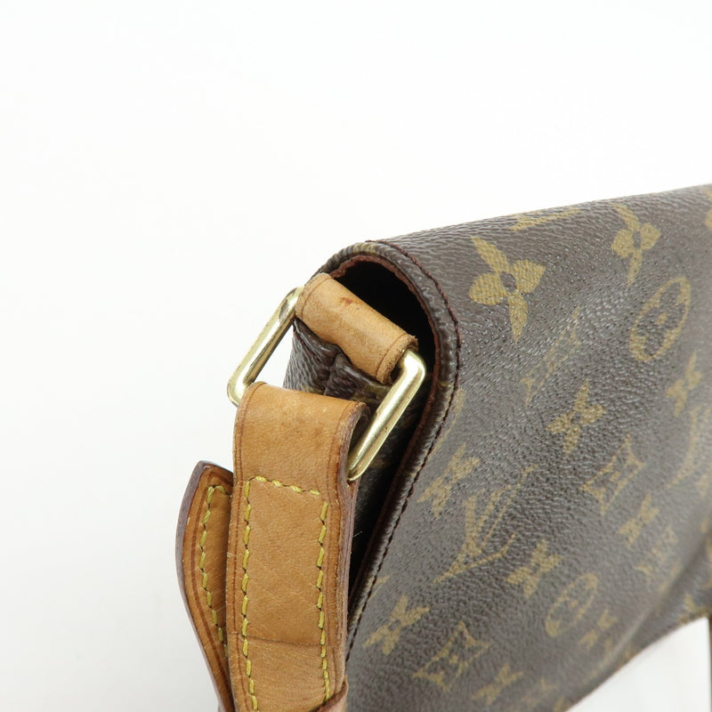 Louis Vuitton Musette Tango Monogram Canvas Brown Bag