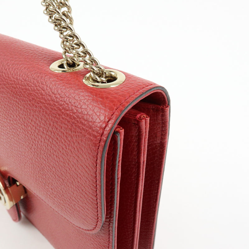 Gucci Interlocking Leather Red Bag