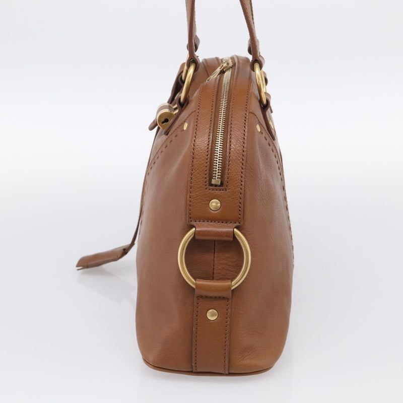 Saint Laurent Muse Leather Brown Bag