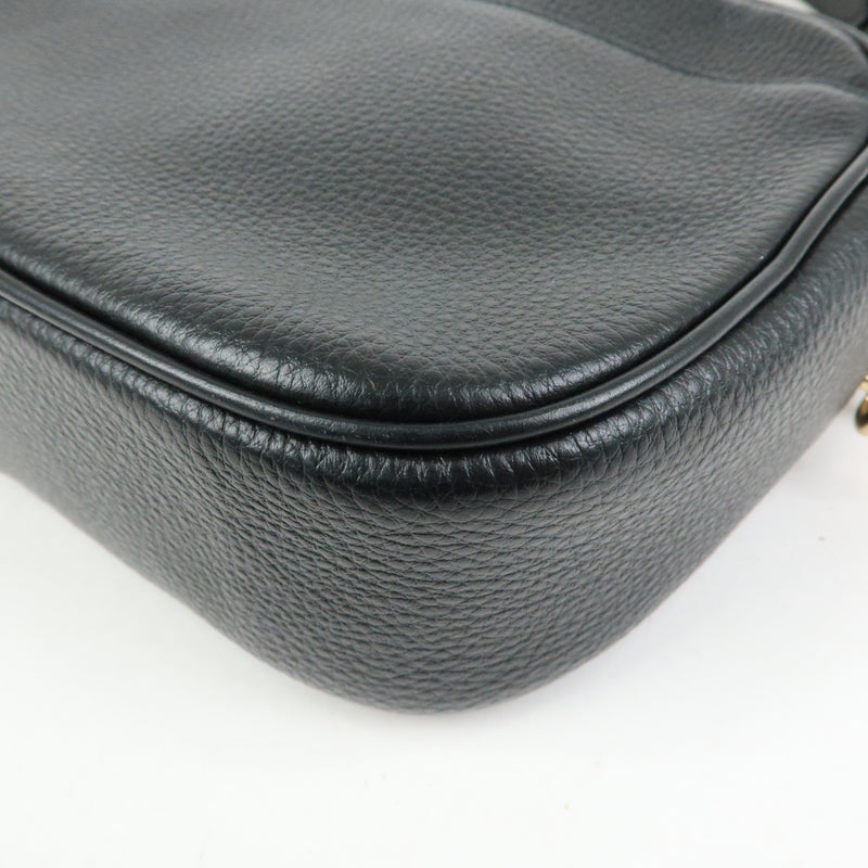 Coach Shoulder Leather Black Bag