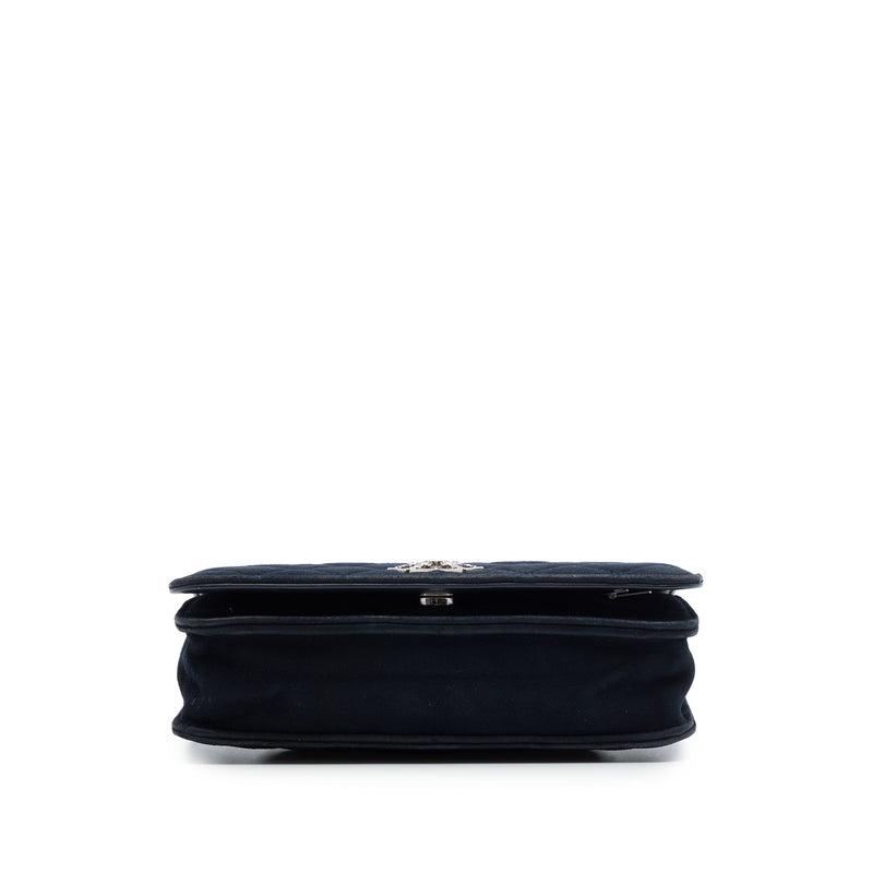 Quilted Suede Cocostellar Wallet on Chain - Image 3