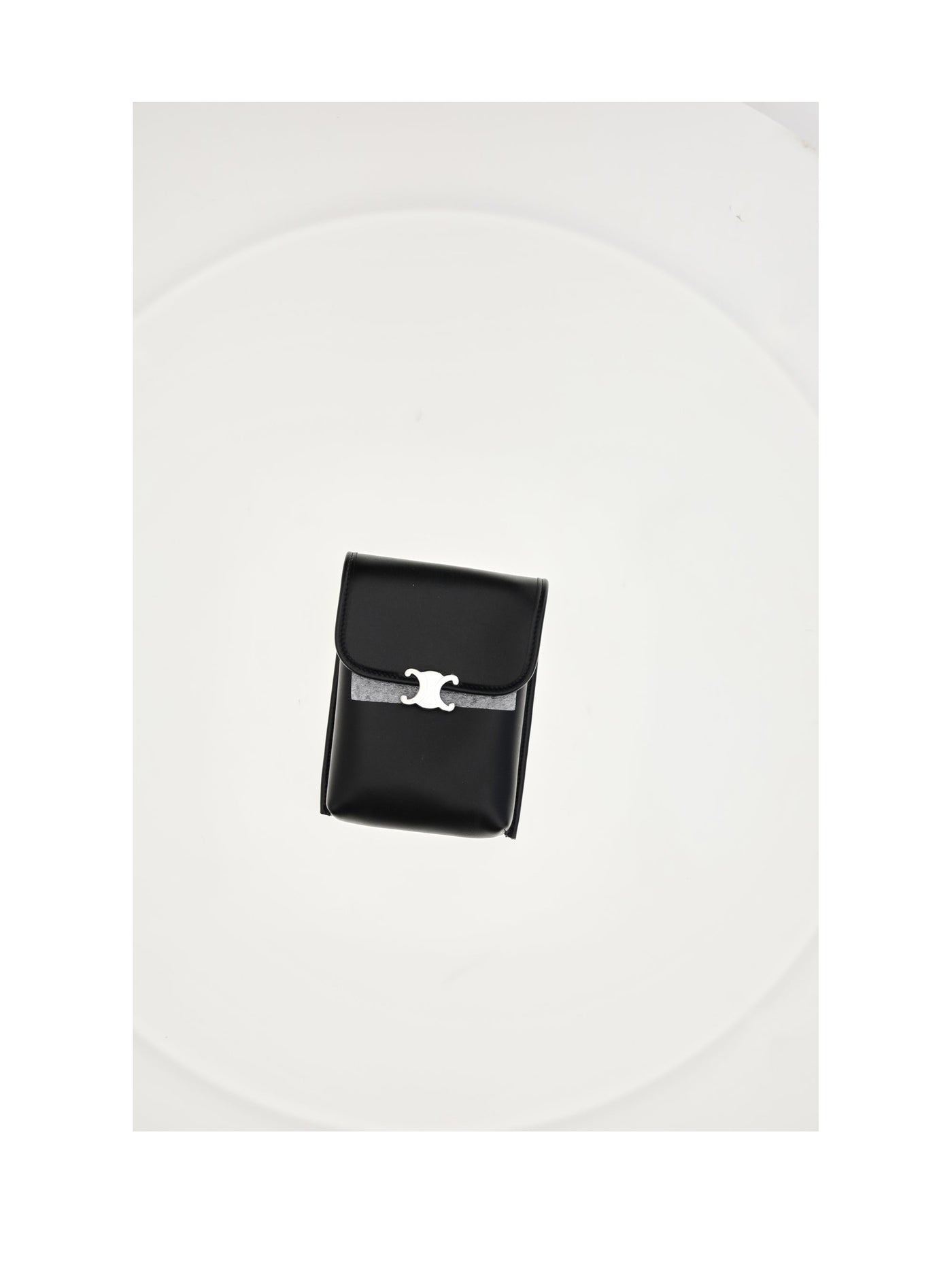 Celine Lambskin Wallet — Black