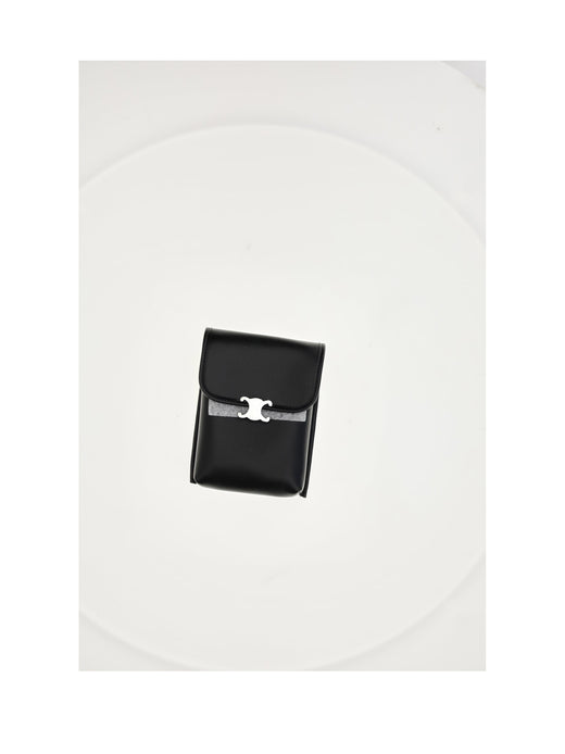 Celine Lambskin Wallet — Black