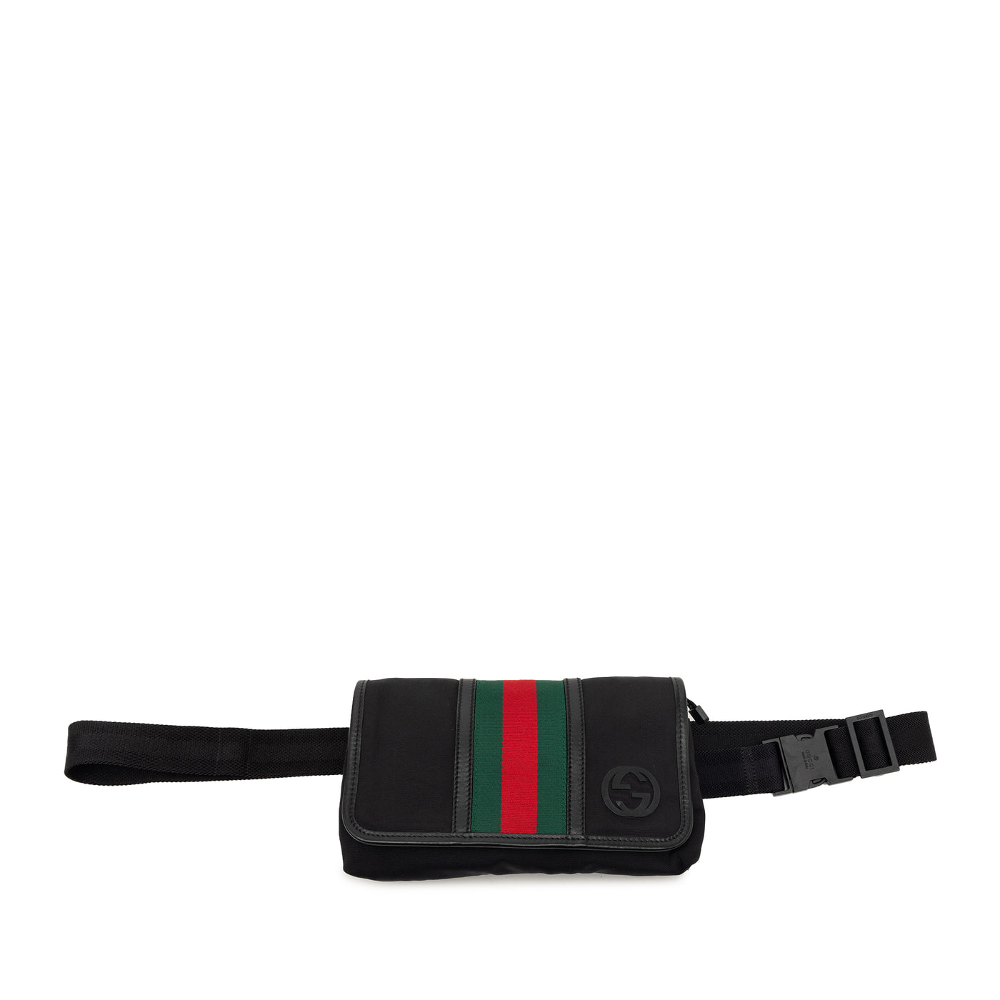 Nylon Interlocking G Web Belt Bag - Image 1