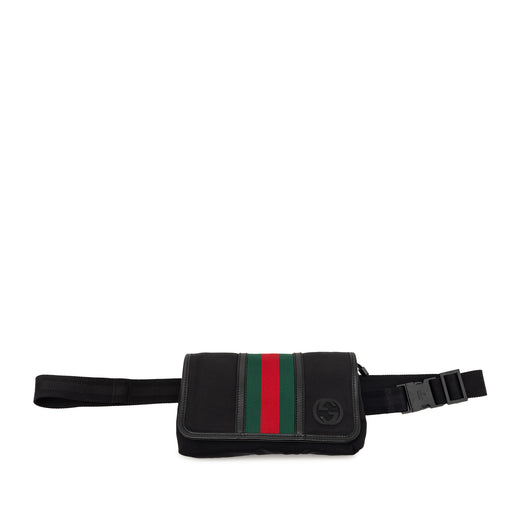 Nylon Interlocking G Web Belt Bag - Image 1