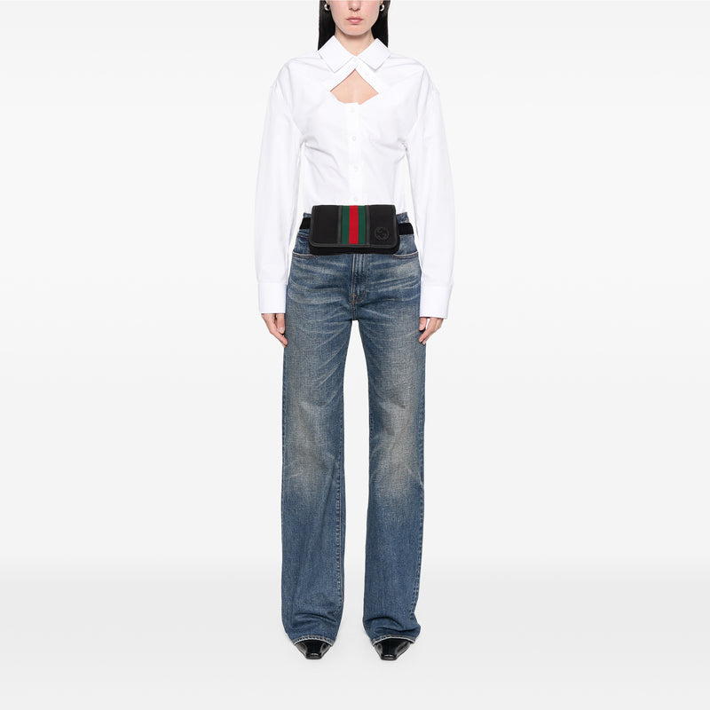 Nylon Interlocking G Web Belt Bag - Image 7