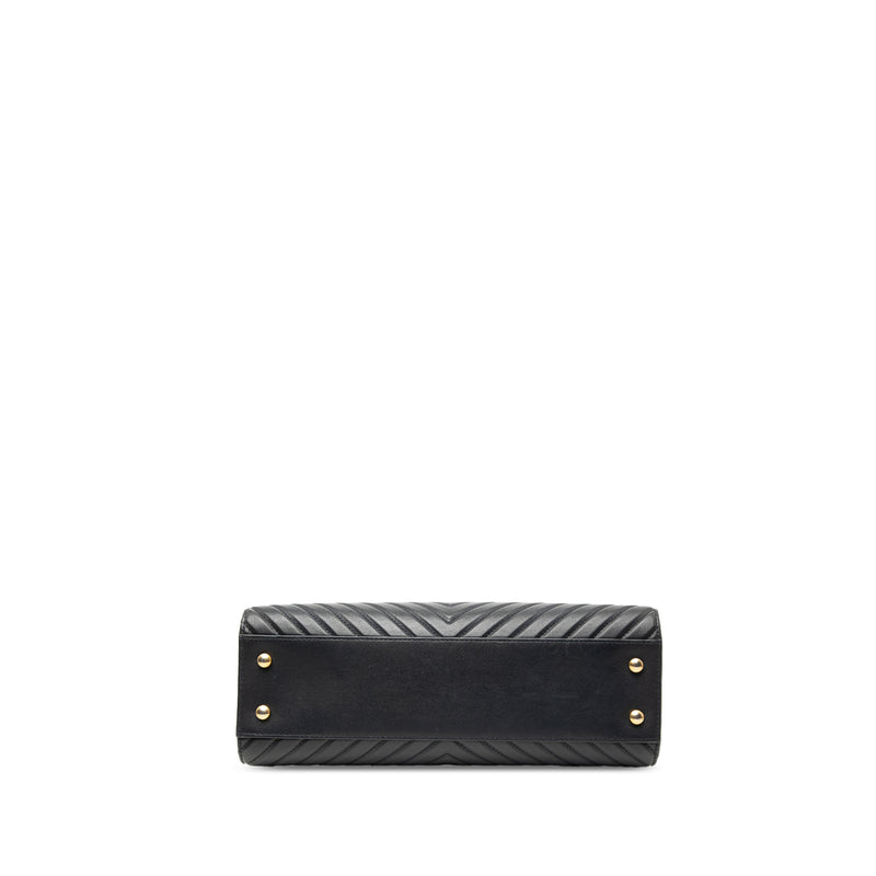 Chevron Calfskin Collar and Tie Tote - Image 3