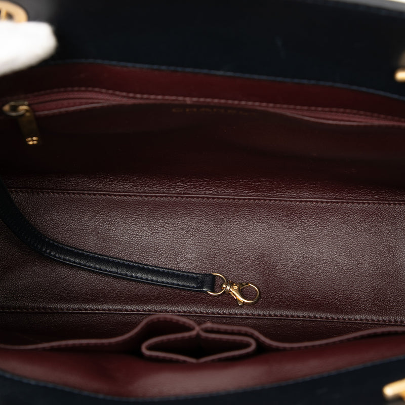 Chevron Calfskin Collar and Tie Tote - Image 4
