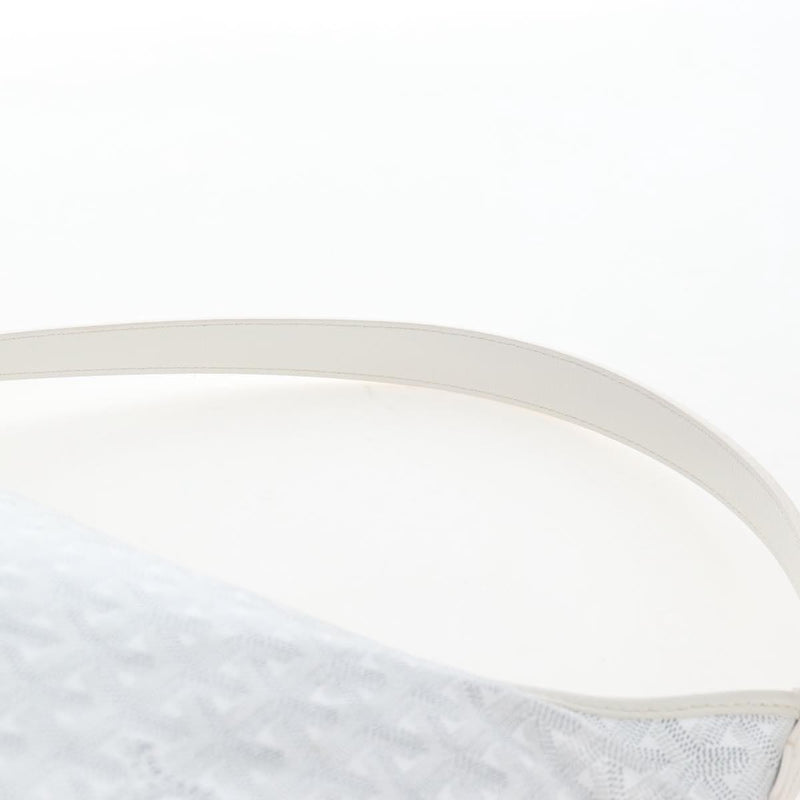 Goyard Boheme Hobo Iridescent Coated Canvas White