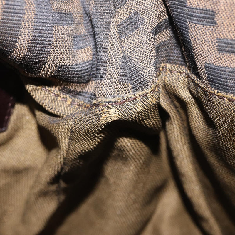 Fendi Zucchino Mamma Baguette Canvas Multicolour Bag