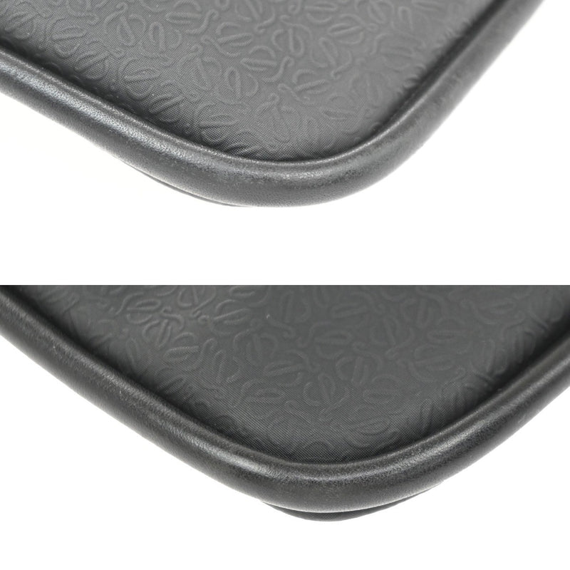 Loewe Repeat Anagram Canvas Black Bag