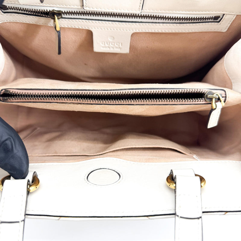 Gucci Gg Marmont Matelasse Leather Beige Calfskin Bag