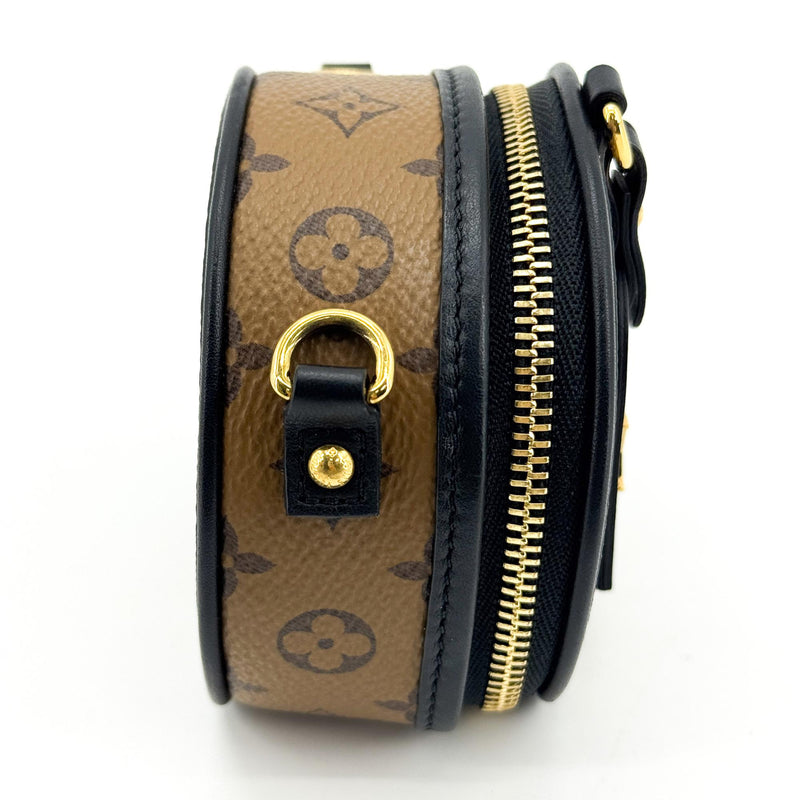 Louis Vuitton Mini Boite Chapeau Reverse Monogram Canvas Brown Bag