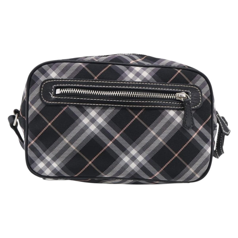 Burberry Nova Check Blue Label Nylon Black Bag