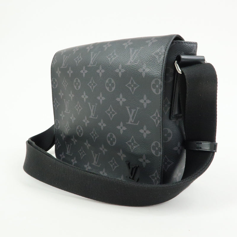 Louis Vuitton District Messenger Monogram Eclipse Canvas Gray