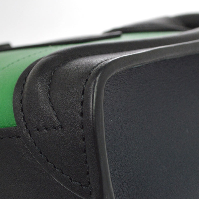 Celine Luggage Smooth Leather Green Bag