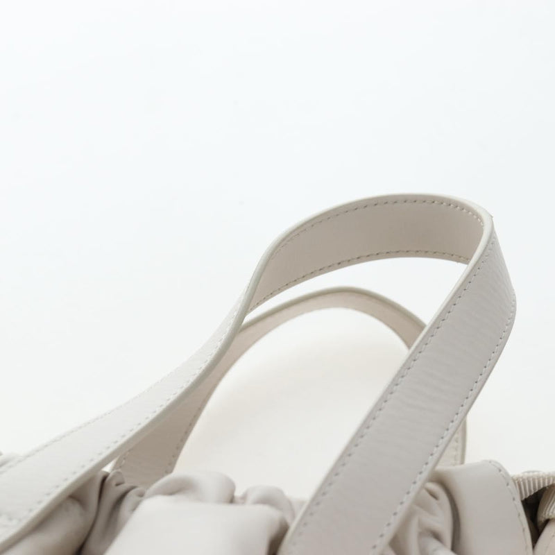 Bottega Veneta Drawstring Perforated Leather Beige Bag