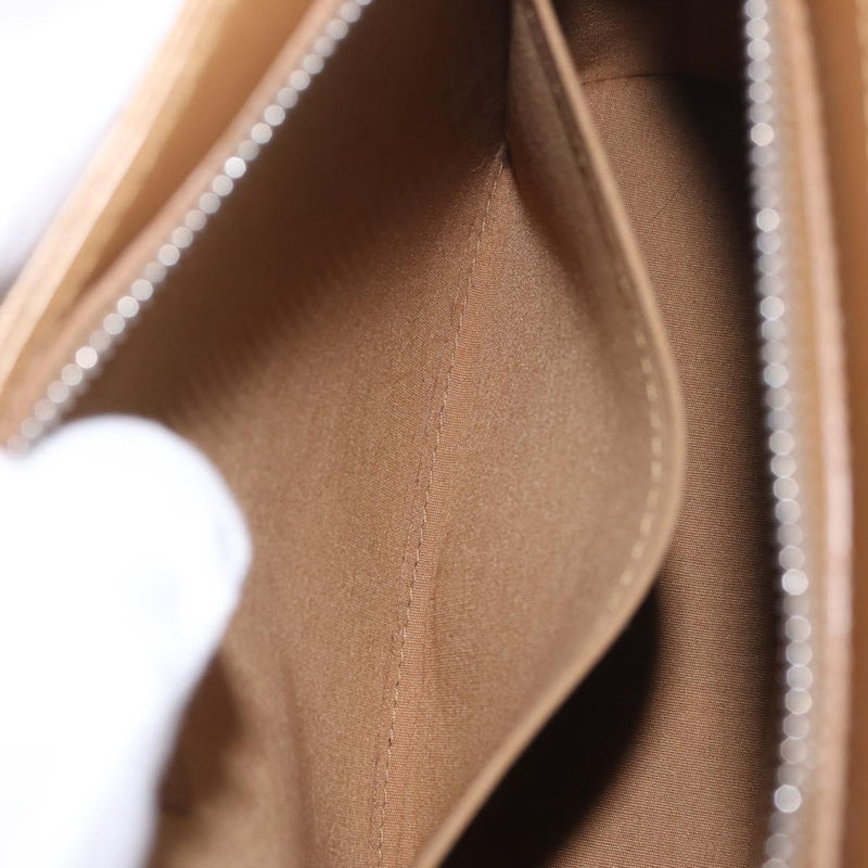 Louis Vuitton Mat Allston Monogram Vernis Beige Leather Bag