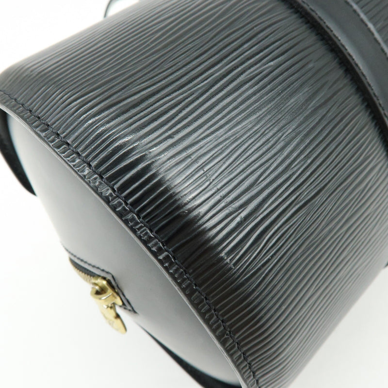 Louis Vuitton Soufflot Epi Leather Black Bag