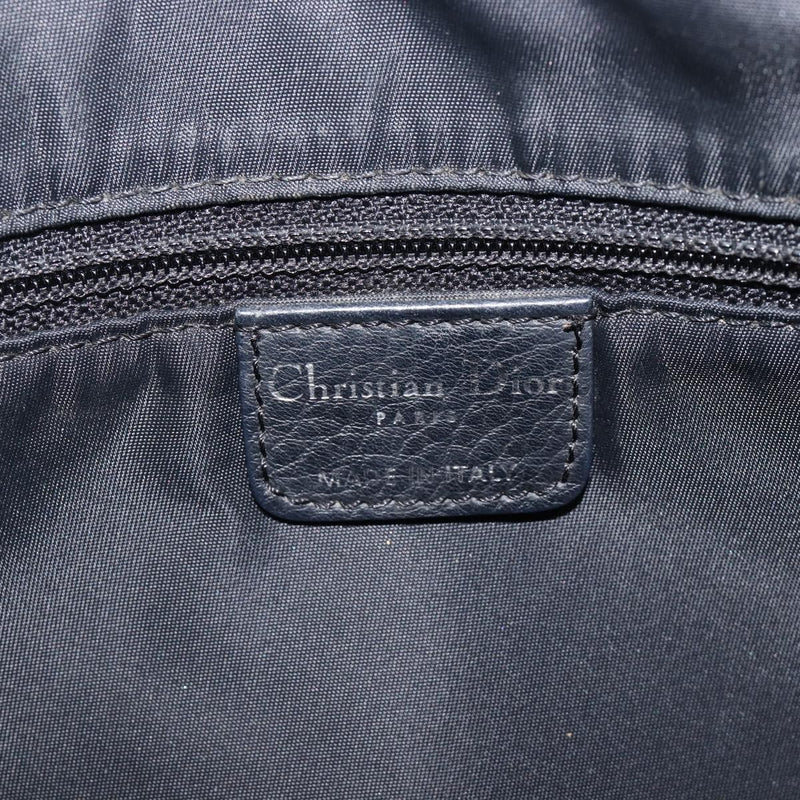 Christian Dior Vintage Street Chic Messenger Diorissimo Canvas And Leather Black